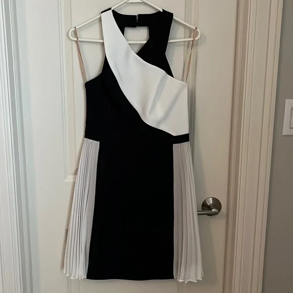 bcbg long black and white dress Gothic Black Wedding Dresses Plus Size